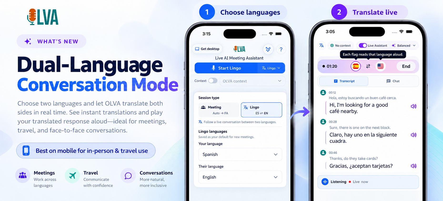 Come la modalità bilingue trasforma il tuo telefono in un traduttore bidirezionale per i viaggi di lavoro